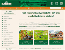 Tablet Screenshot of bartbo-parkrozrywki.pl